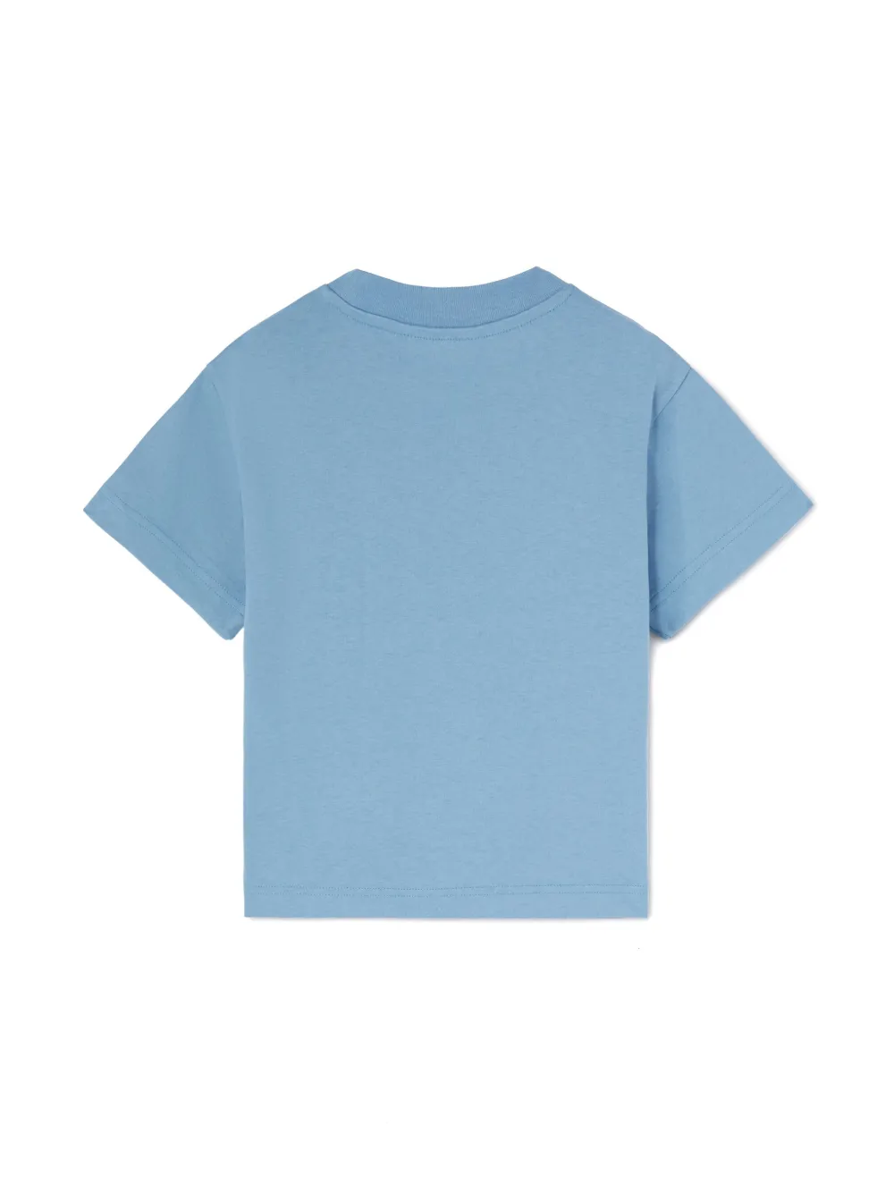 Palm Angels Kids Drie T-shirts met logoprint Blauw