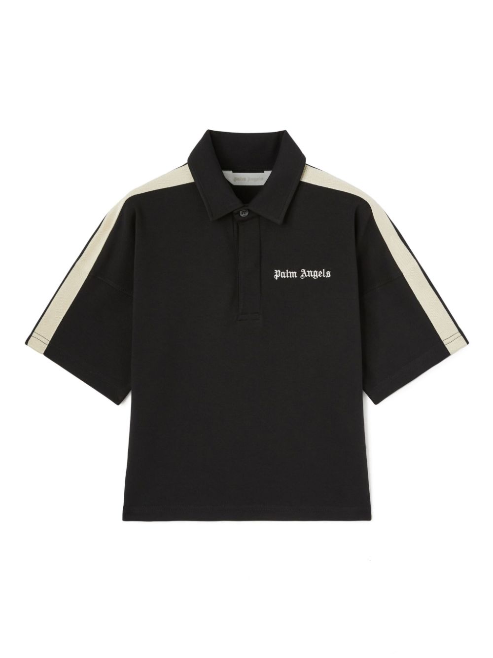 Palm Angels Kids New Track polo t-shirt - Black