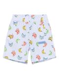 Palm Angels Kids Bananas shorts - Blue