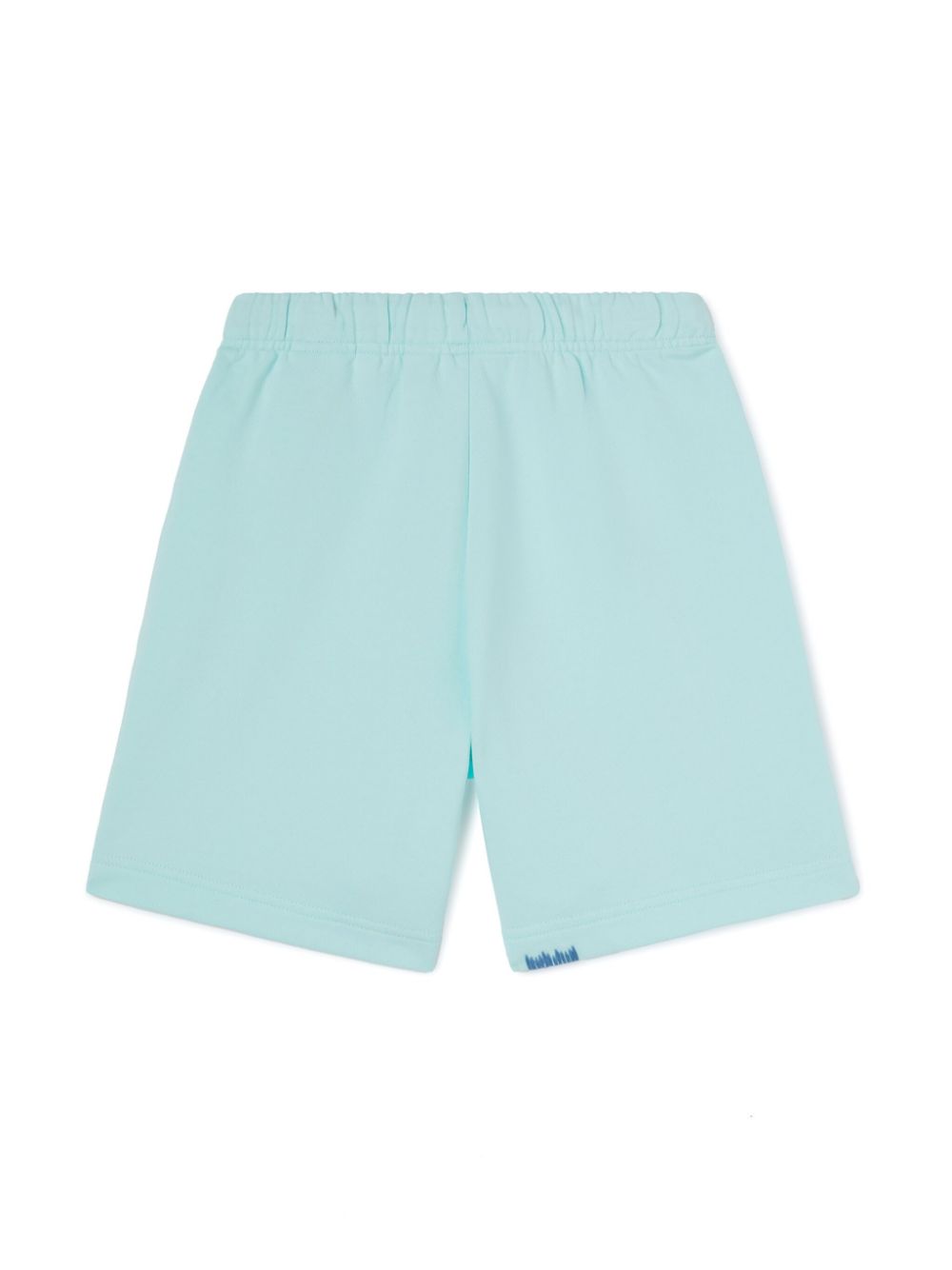 Palm Angels Kids embroidered-logo shorts - Blue