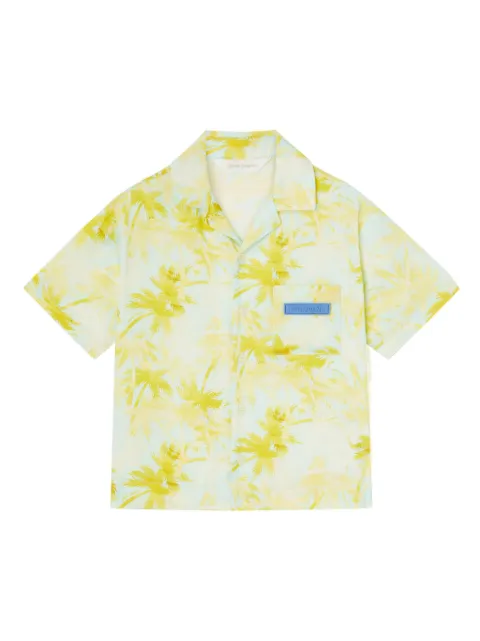 Palm Angels Kids palm graphic-print shirt 