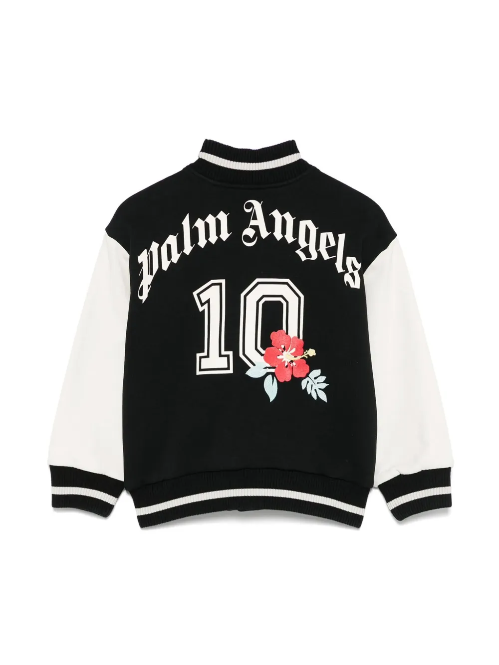 Palm Angels Kids Bomberjack met logoprint Zwart