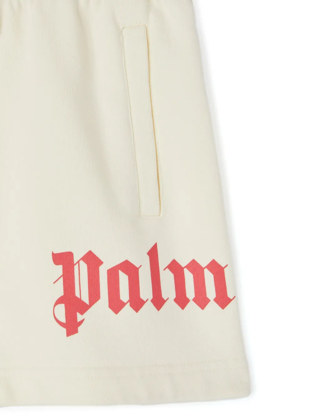 Palm Angels Kids Rok met logo Beige