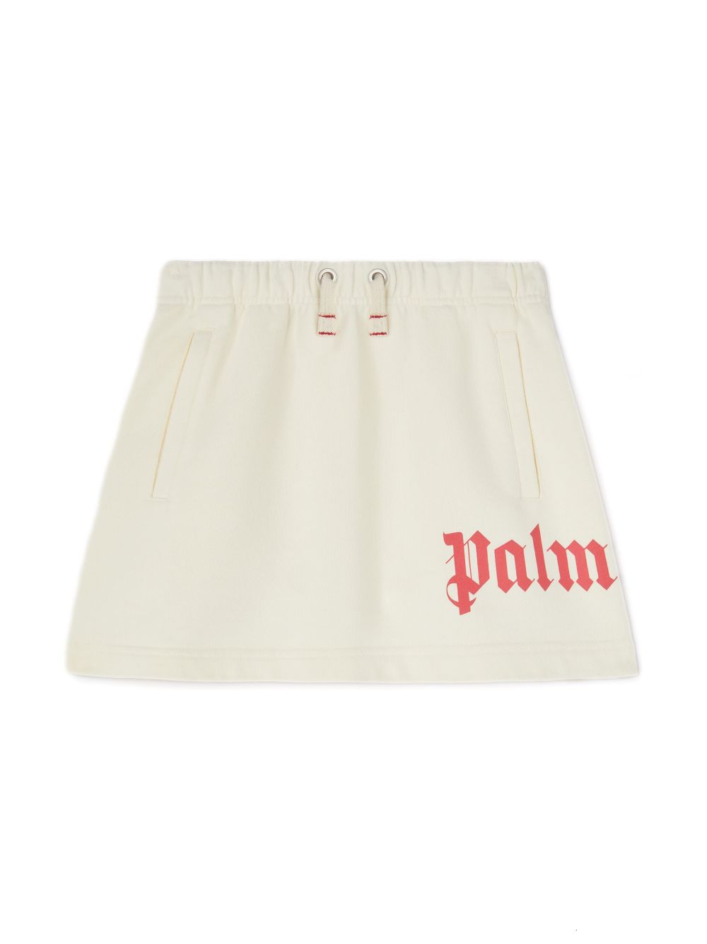 Palm Angels Kids logo sweat skirt - Neutrals