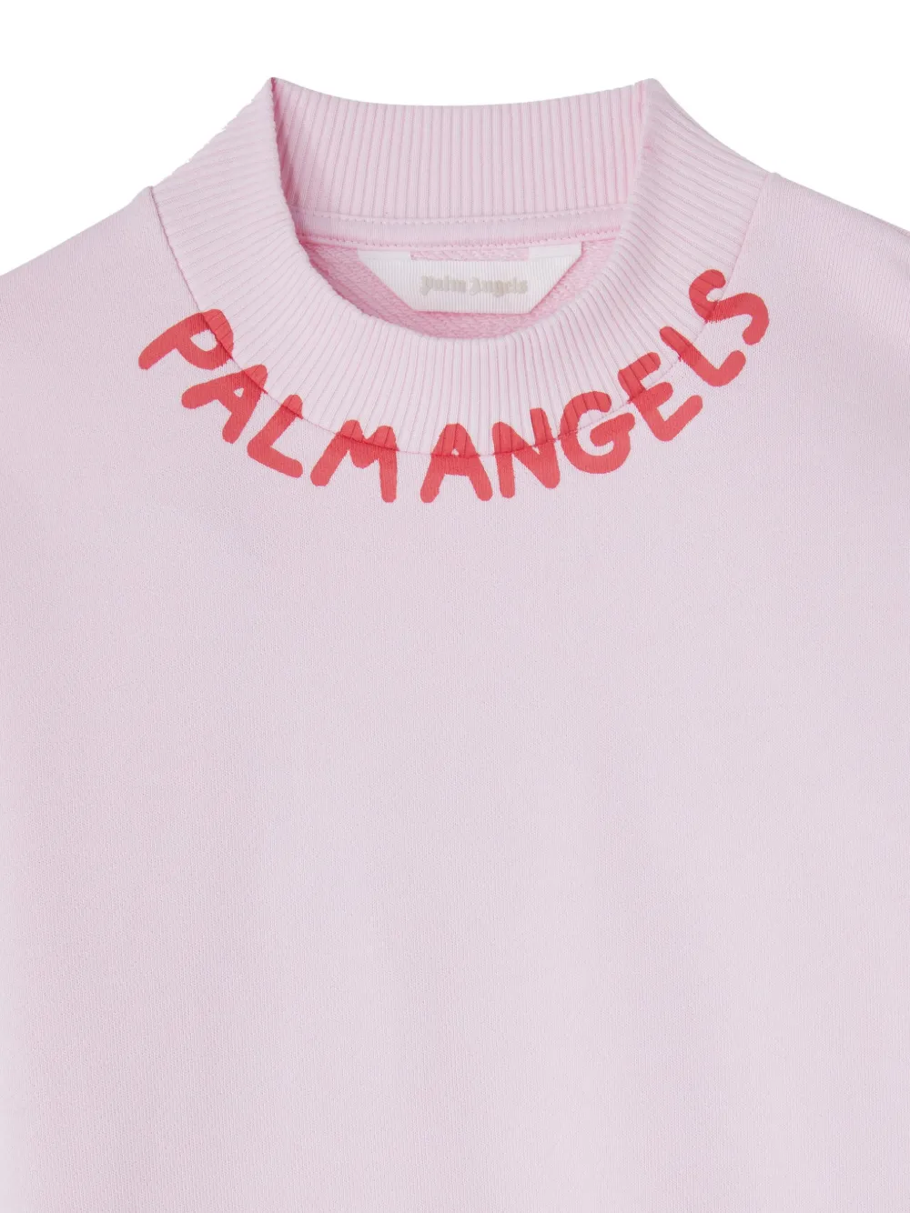 Palm Angels Kids Sweater met print Roze