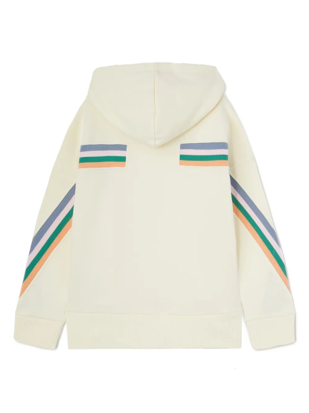 Palm Angels Kids Hoodie met print Beige