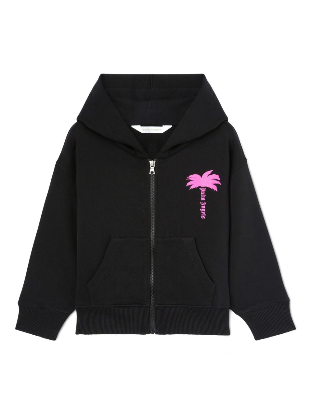 Palm Angels Kids Hoodie met print Zwart