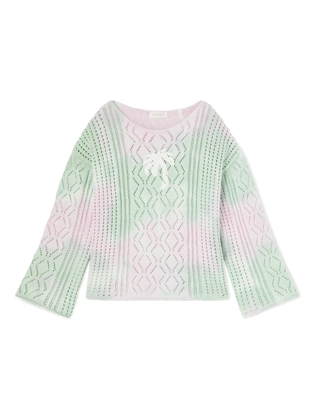 Palm Angels Kids Trui met tie-dye print Roze