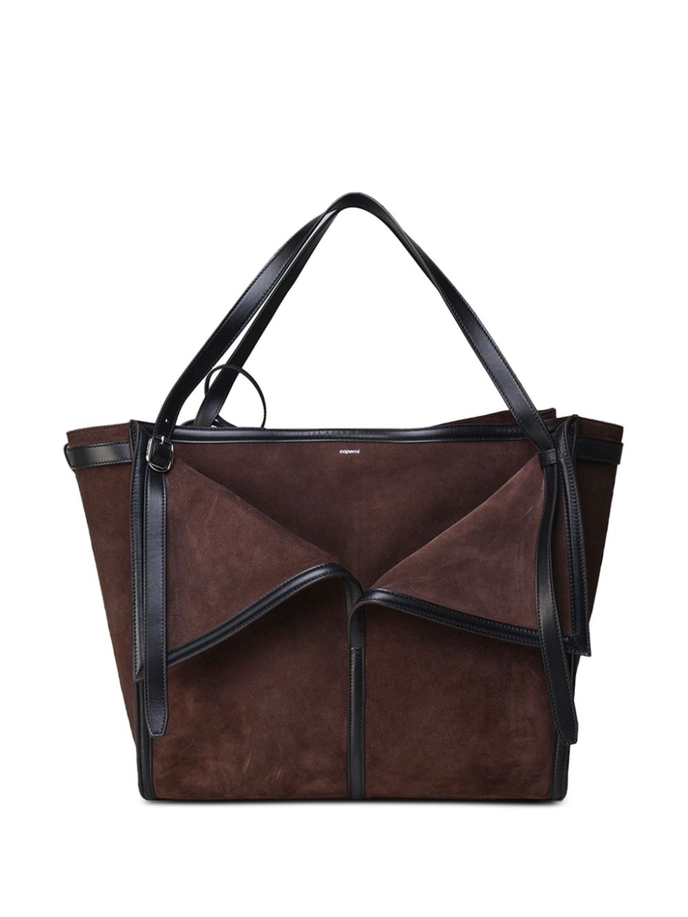 Coperni Cabas suede tote bag - Brown