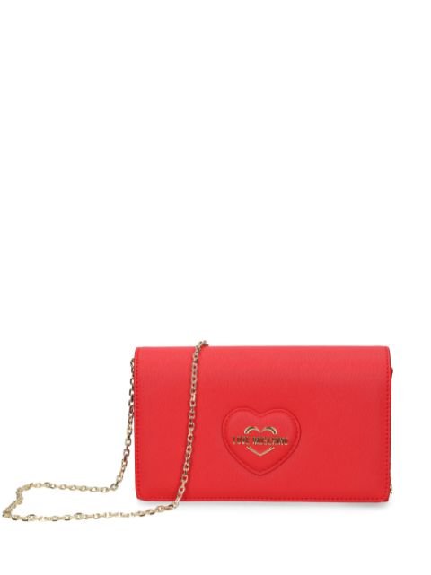 Love Moschino logo-patch crossbody bag Women