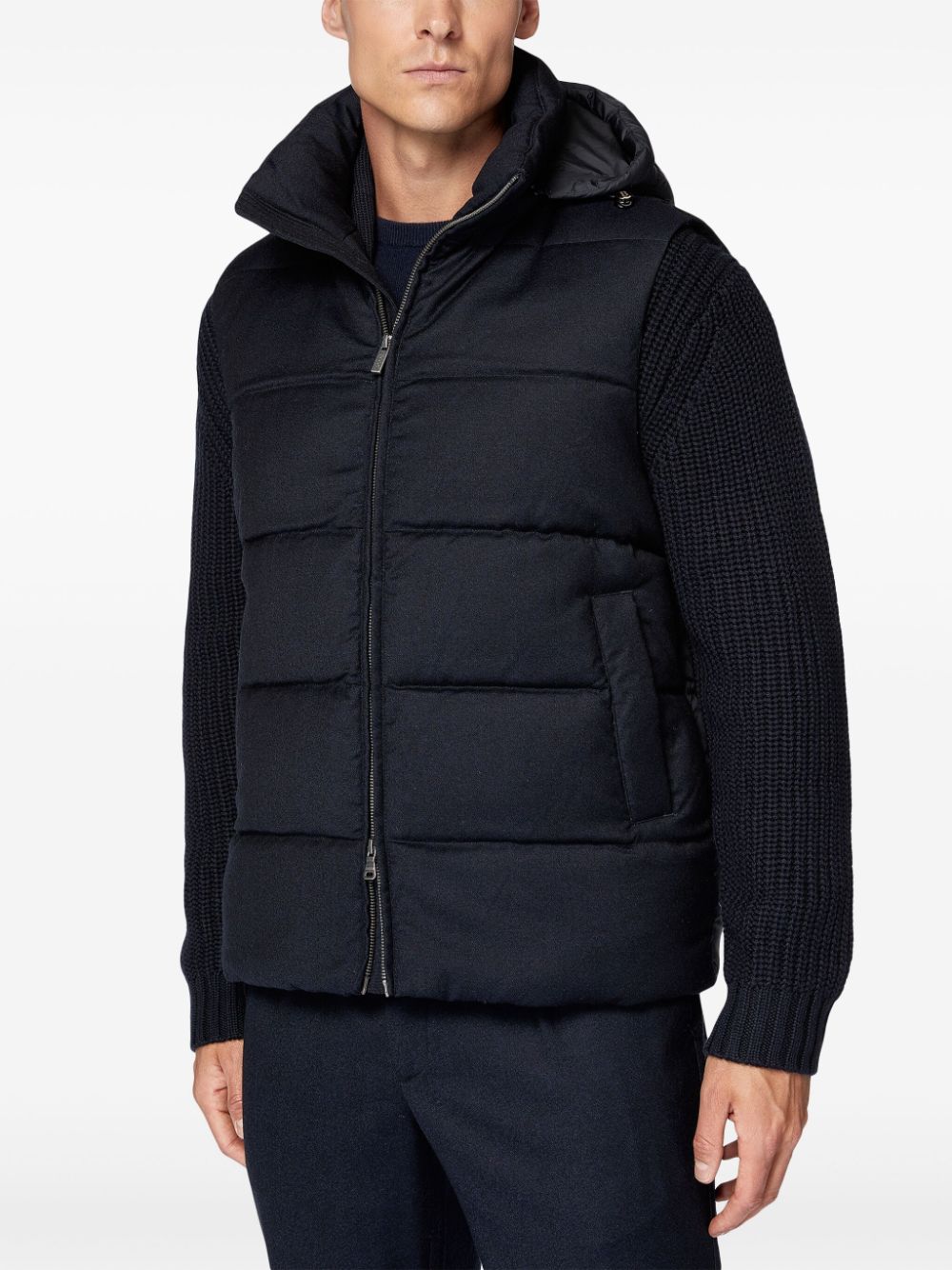 Boggi Milano padded hooded gilet Men