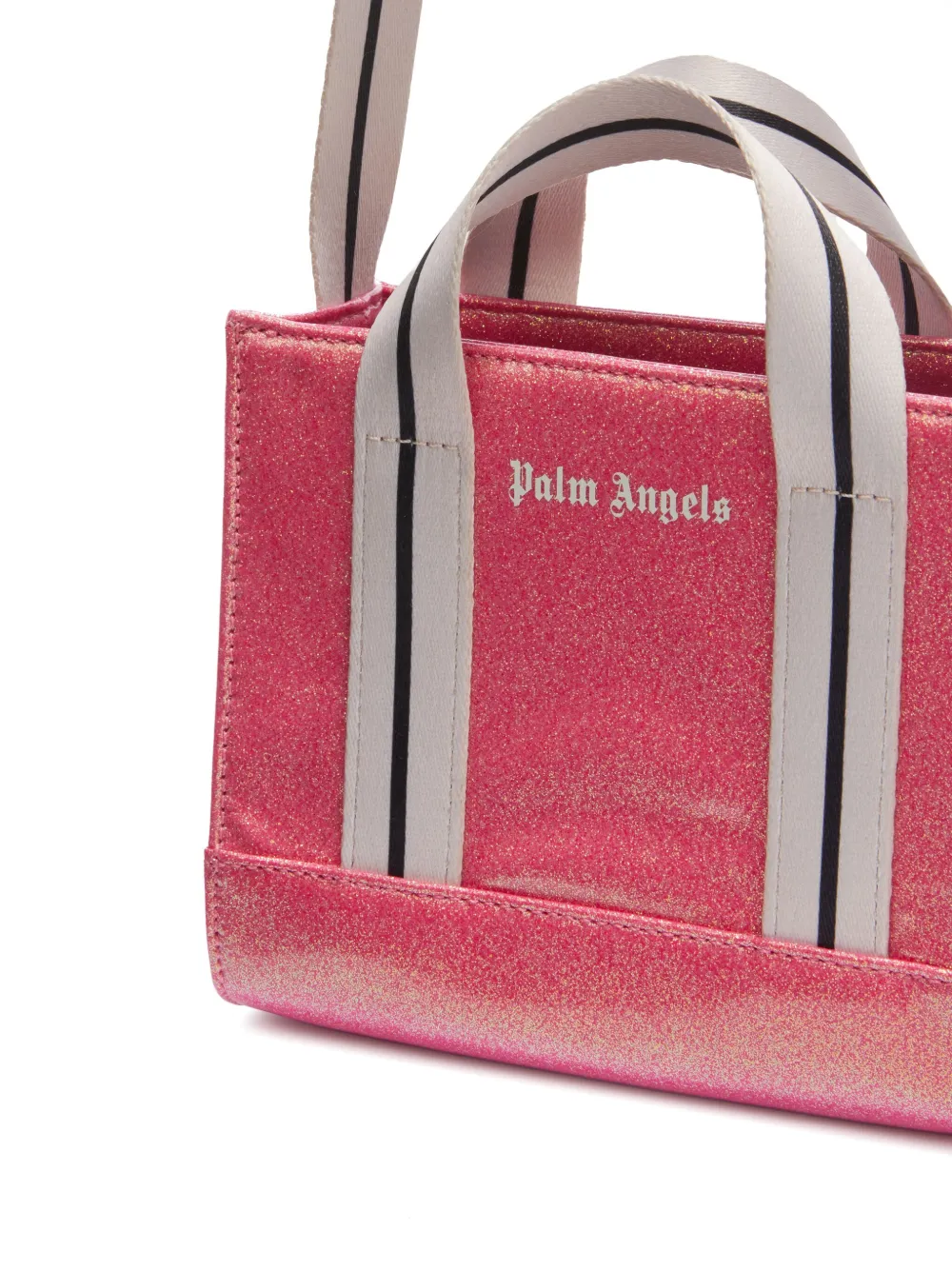 Palm Angels Kids Mini shopper met glitters Roze