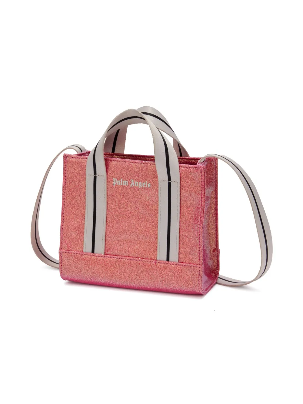 Palm Angels Kids Mini shopper met glitters Roze