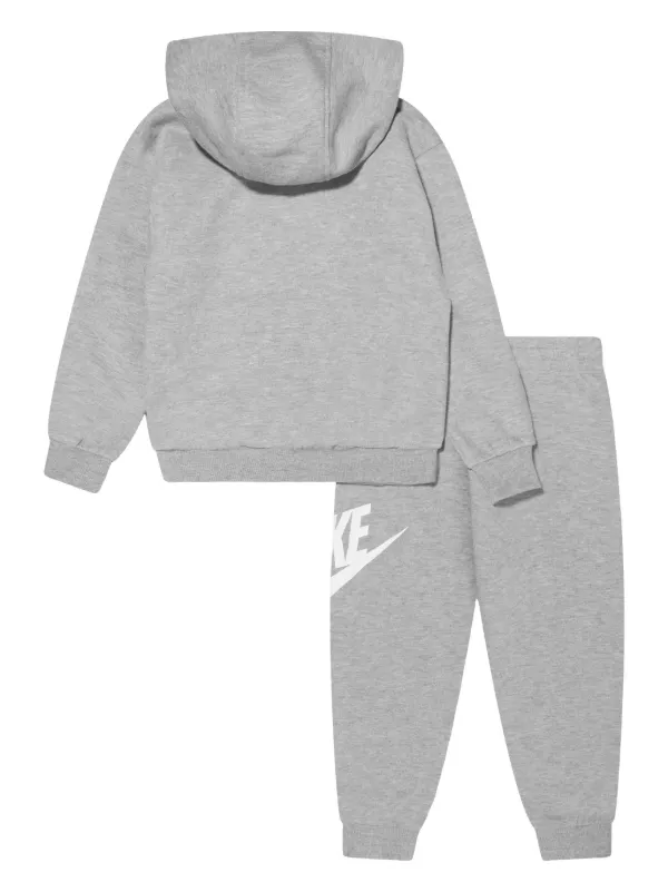 Nike Kids Club fleece tracksuit kids Polyester Cotton 18 mth Grey