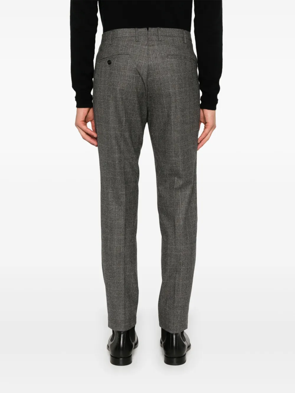 Incotex Geruite broek Grijs