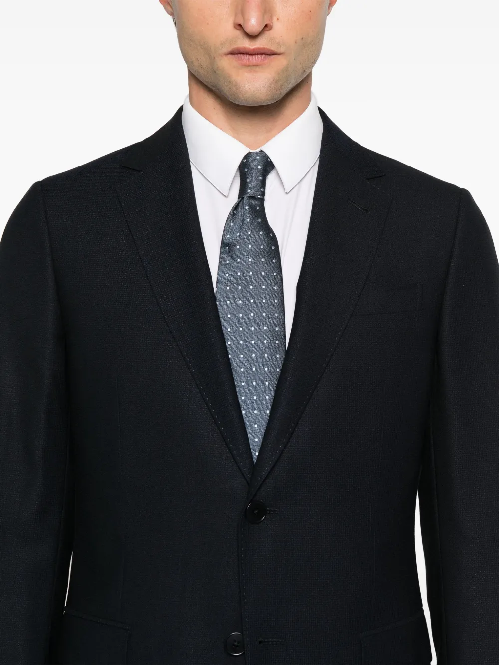Zegna Wollen pak Blauw