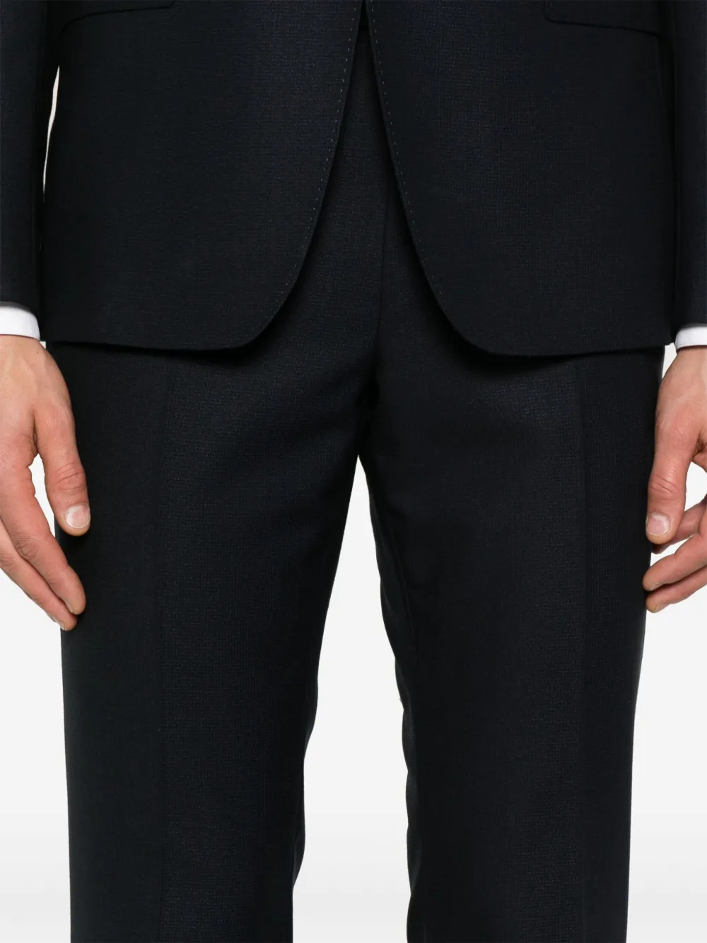 Zegna Wollen pak Blauw