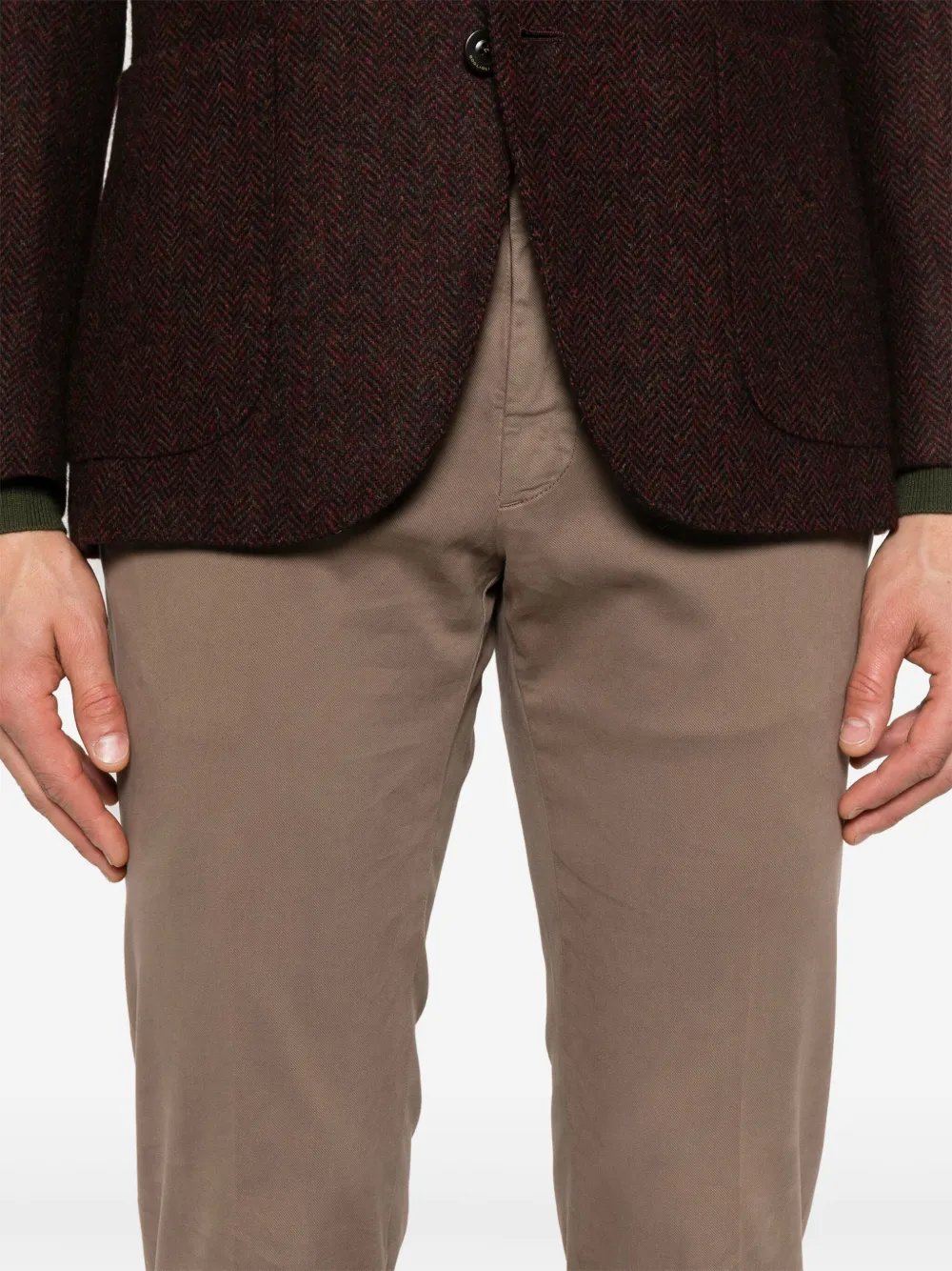 Incotex Skinny broek Bruin