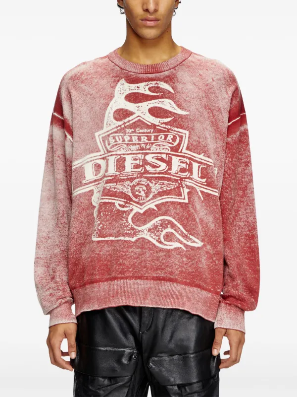 Diesel K-BELEZ スウェットシャツ | レッド | FARFETCH JP Diesel K-BELEZ スウェットシャツ | レッド | FARFETCH JP