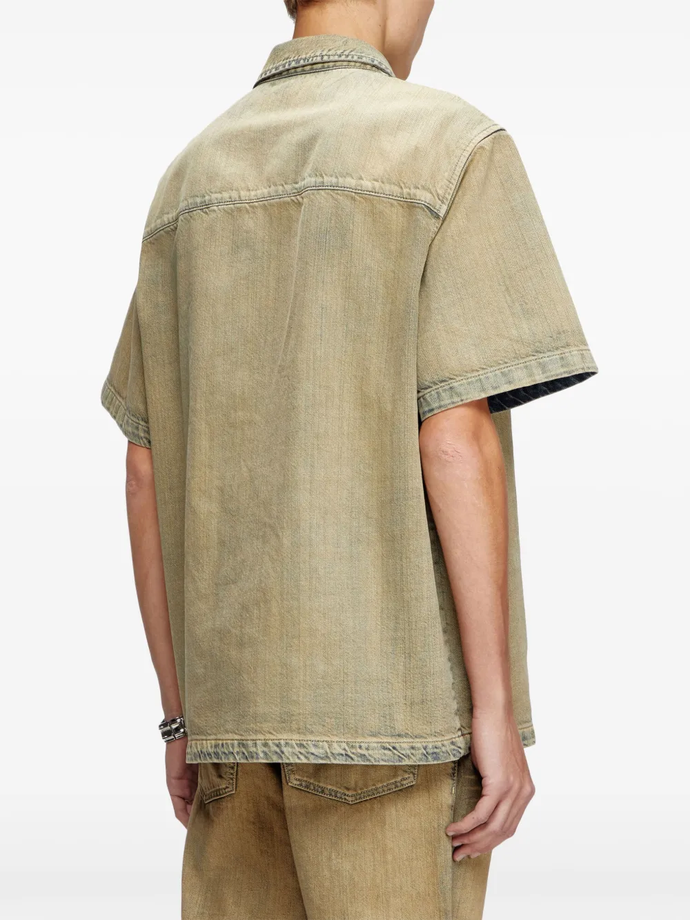 Diesel D-NABIL-D overhemd Beige