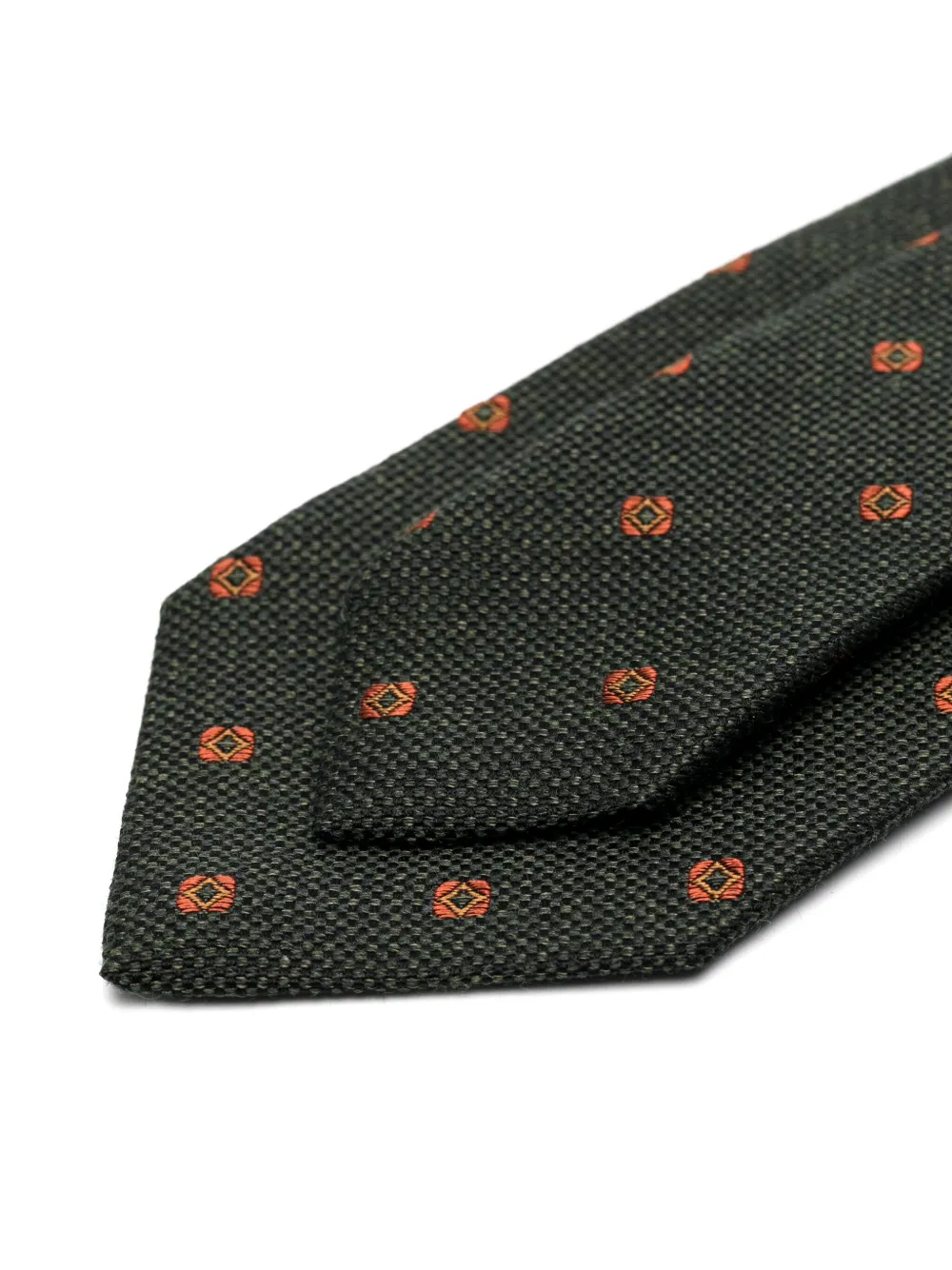 Barba Stopdas met jacquard-patroon - Groen