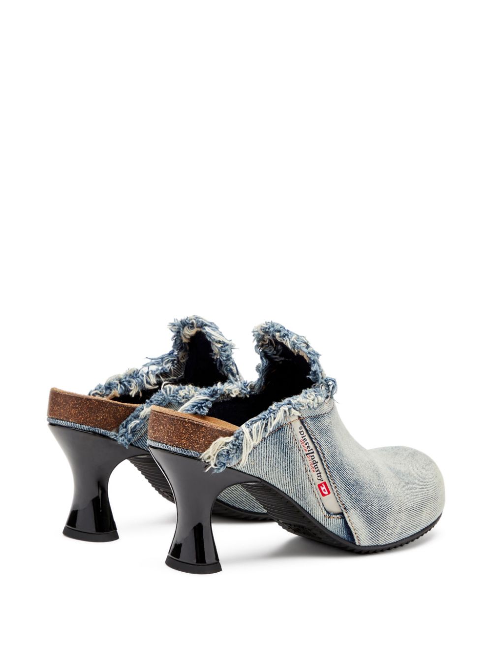 Diesel 80mm D-Woodstock mules Blue