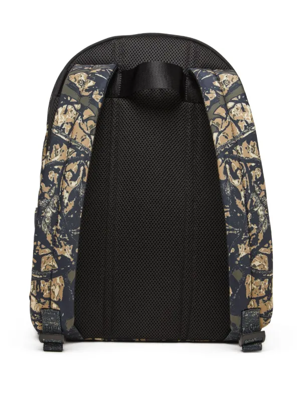 【関税込み】DIESEL D-Pack backpack Men's D-Pack-Backpack in satin-touch fabric | Black | Diesel