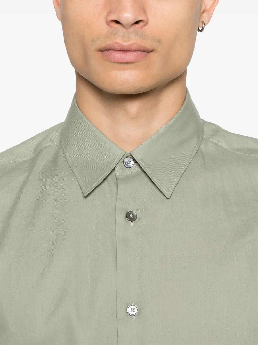Paul Smith Katoenen overhemd Groen