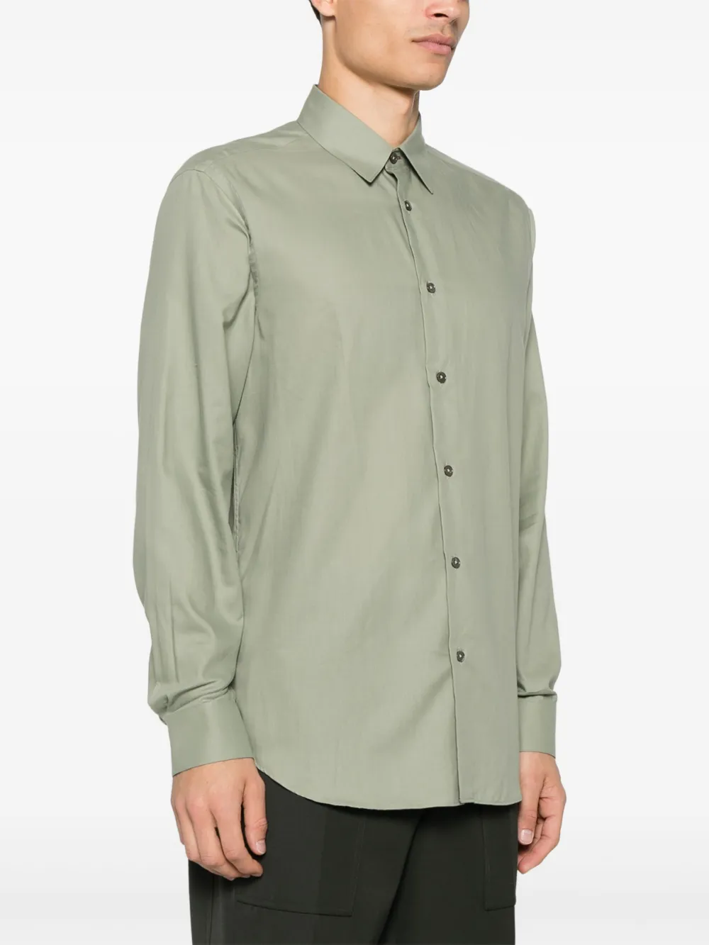 Paul Smith Katoenen overhemd Groen