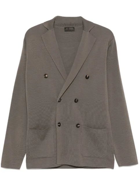 Dell'oglio double-breasted merino wool blazer