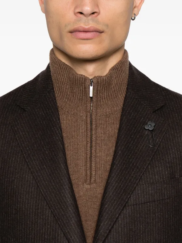 Lardini ストライプ スーツ | ブラウン | FARFETCH JP