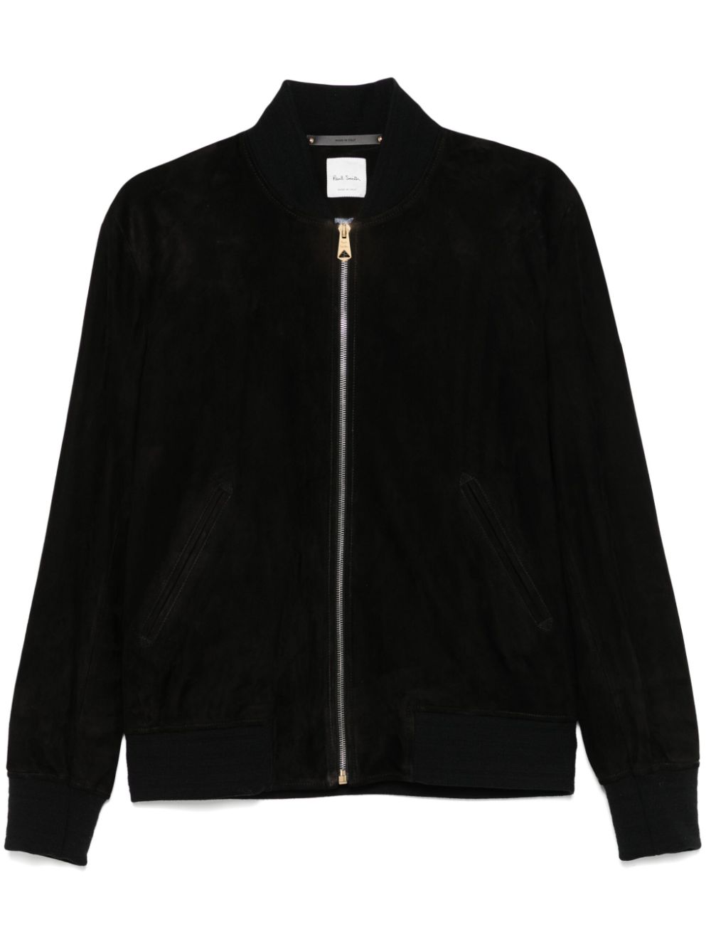 Paul Smith suede bomber jacket - Black