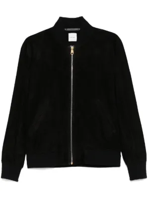 Paul Smith スエード ボンバージャケット | ブルー | FARFETCH JP