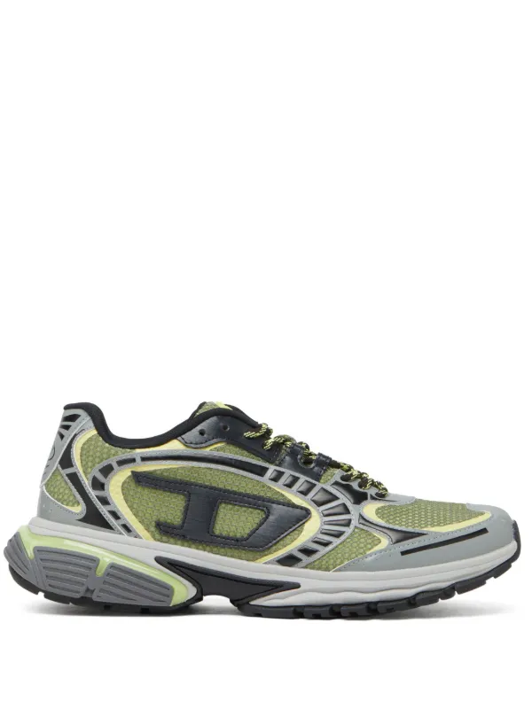 『DIESEL』S-Pro-V-Dense ロースニーカー Men's S-Pro-V-Dense-Mesh sneakers with Oval D logo | Black