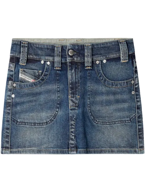 Diesel minijupe De-Rago-Re - Bleu - Diesel - Modalova
