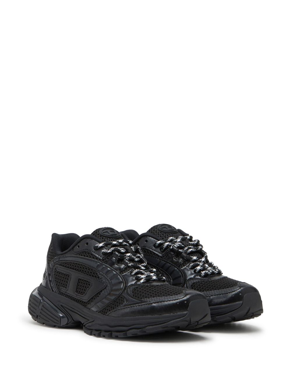 Diesel Mesh sneakers - Zwart