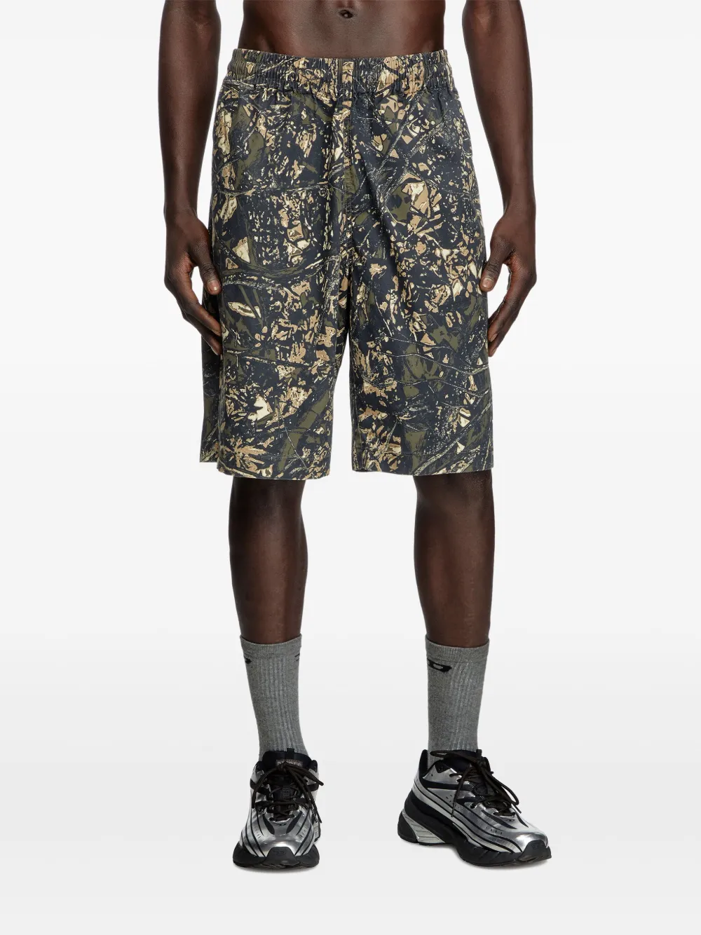 Diesel P-OPWIK-C bermuda shorts Groen
