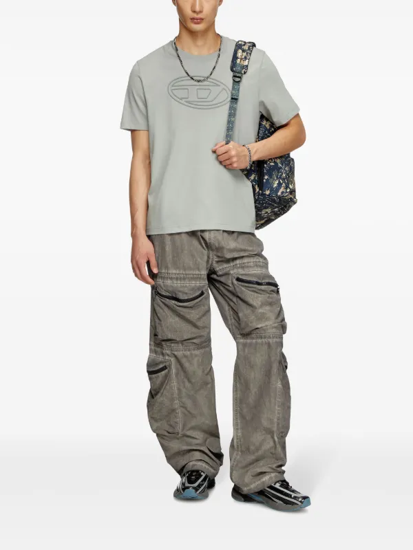 Diesel T-Adjust-Bigoval t-shirt | Grey | FARFETCH