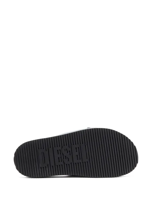 Diesel SA-Slide D Oval Slides | Blue | FARFETCH