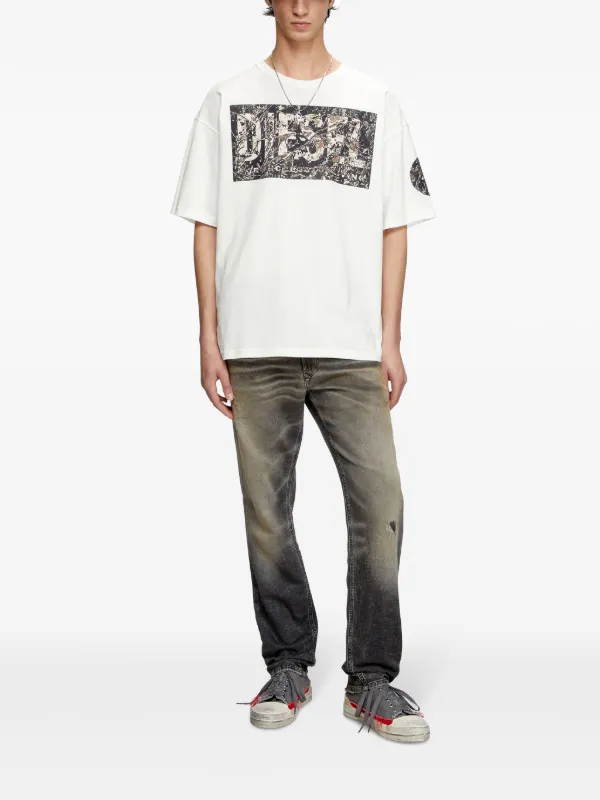 洗練されたデザイン　DIESEL BOXT-R22 A17613 XXL Diesel T-Boxt-R22 T-shirt | White | FARFETCH