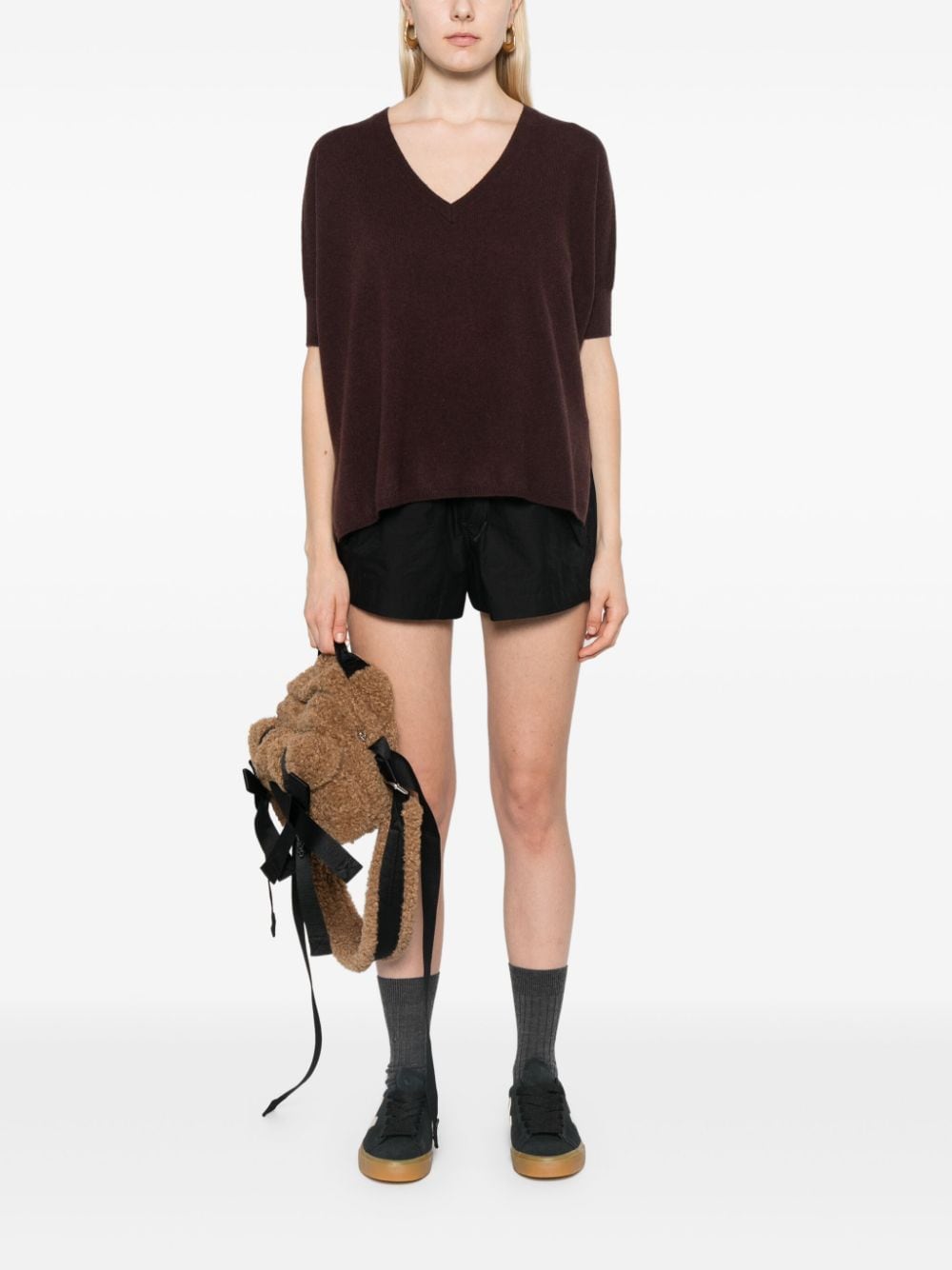 Shop Absolut Cashmere Kate Sweater In Brown