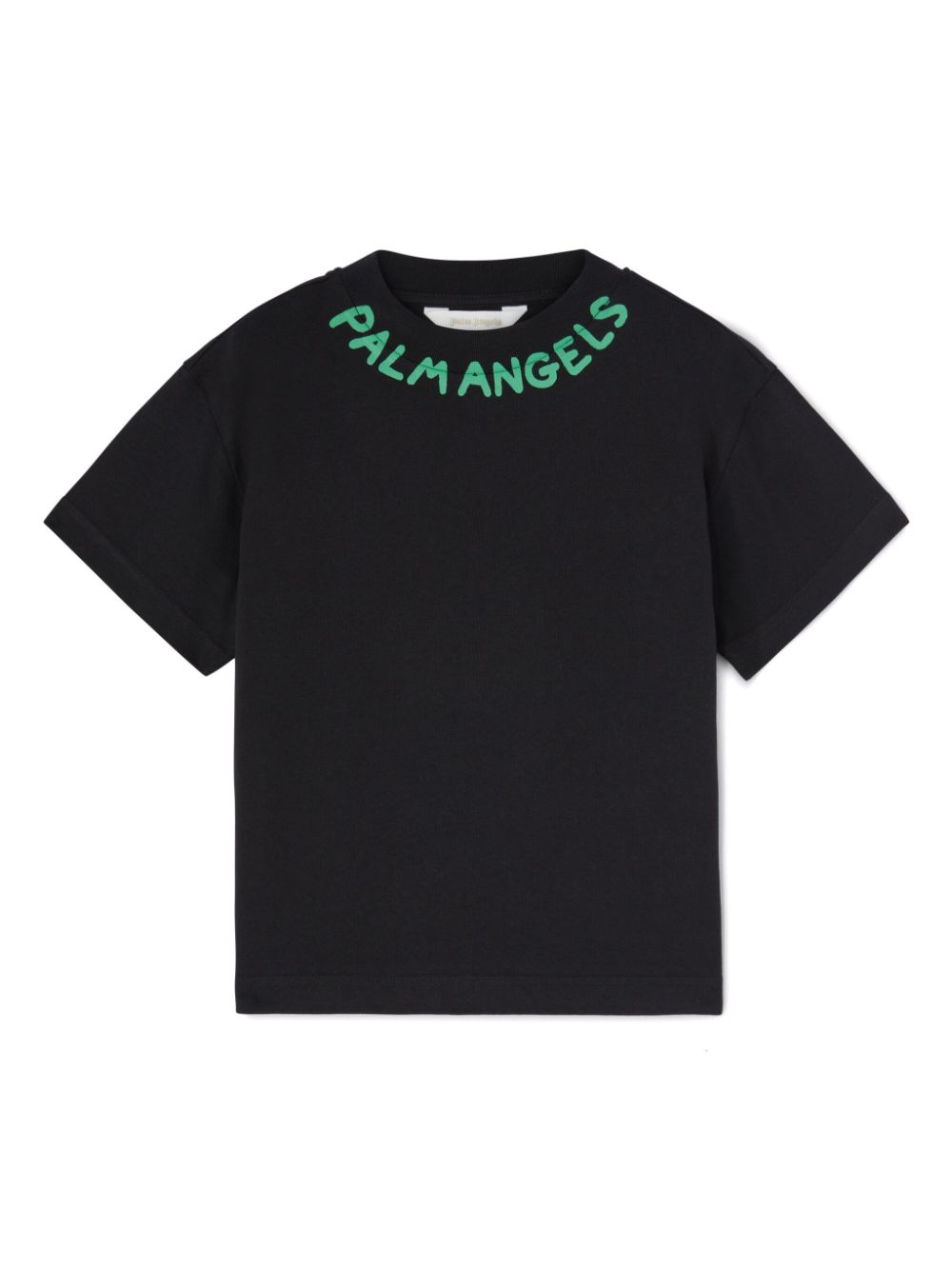 Palm Angels Kids T-shirt met logoprint Zwart