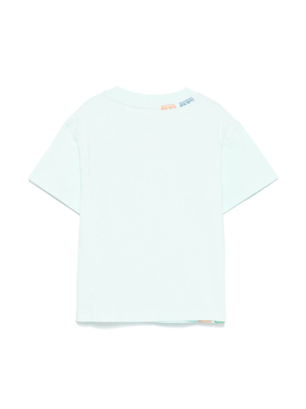 Palm Angels Kids T-shirt met geborduurd logo Blauw