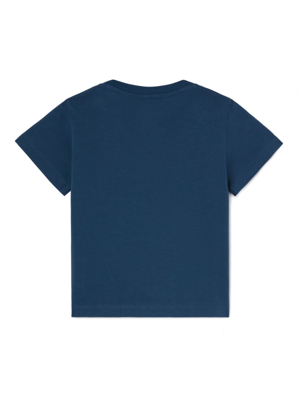 Palm Angels Kids curved logo-print t-shirt - Blue