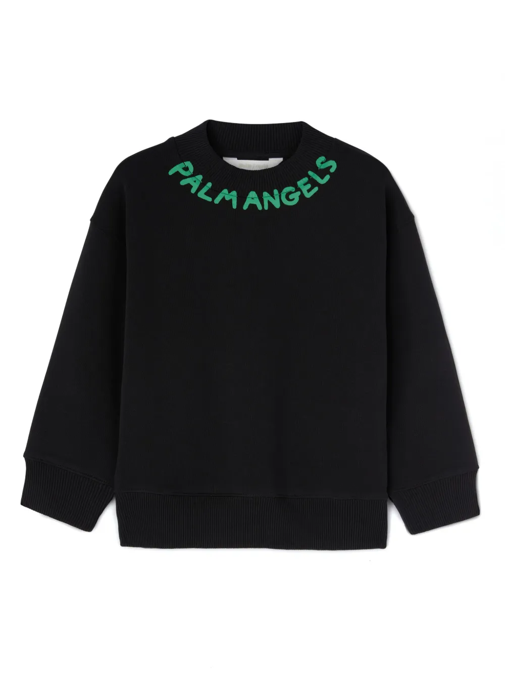 Palm Angels Kids Sweater met logoprint Zwart