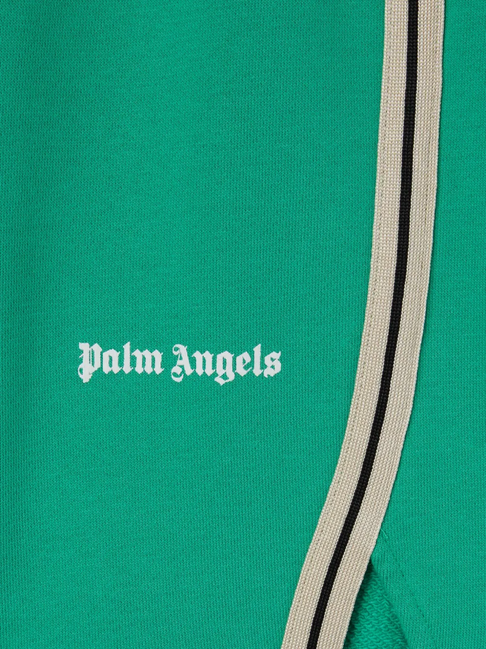 Palm Angels Kids Shorts met logo Groen