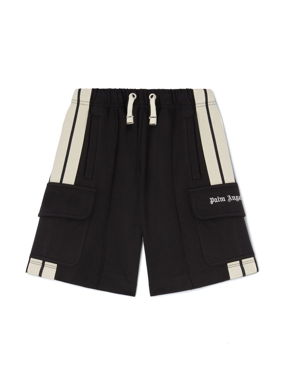 Palm Angels Kids New cargo shorts Zwart