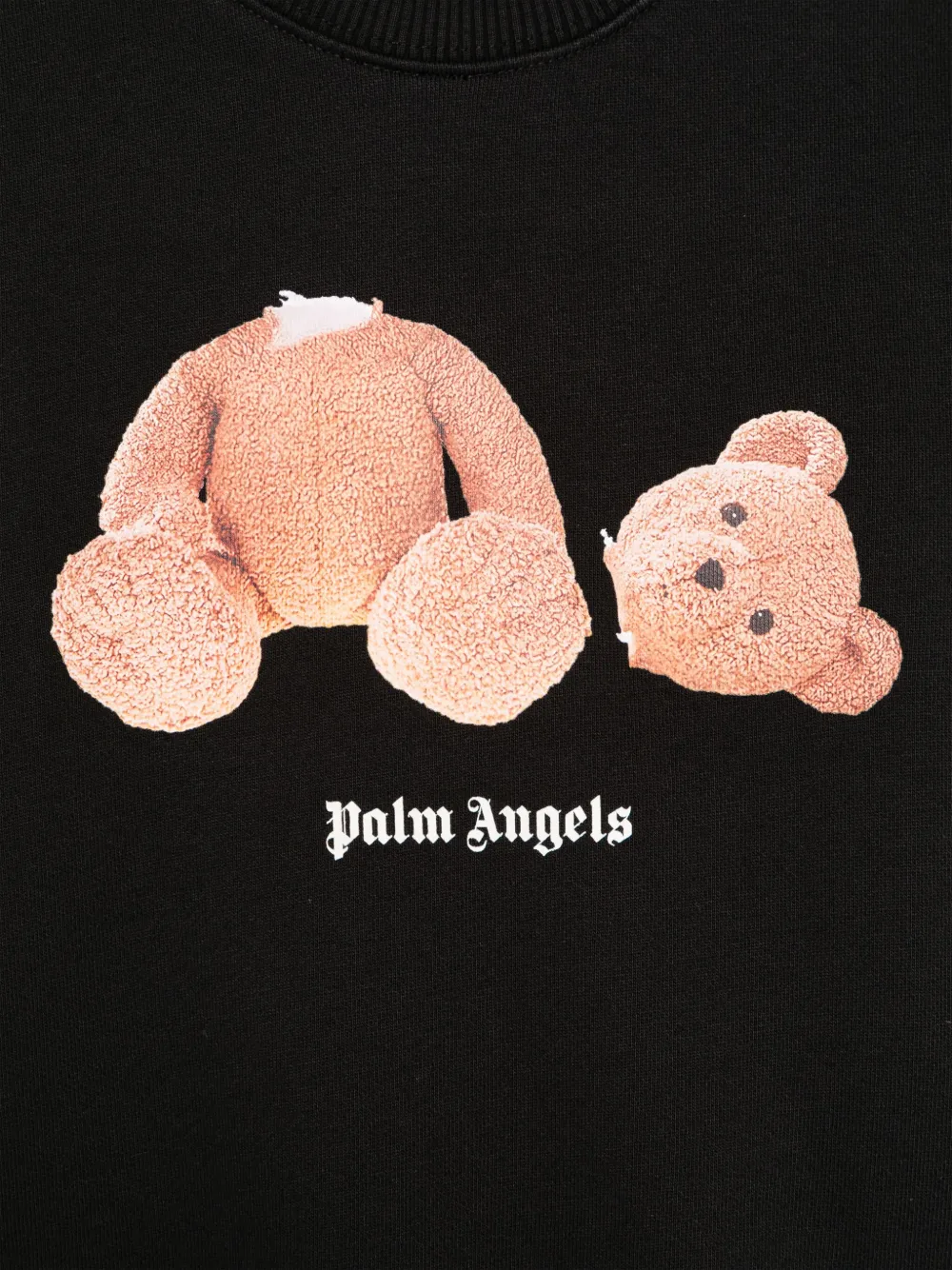 Palm Angels Kids Sweater met beerprint Zwart