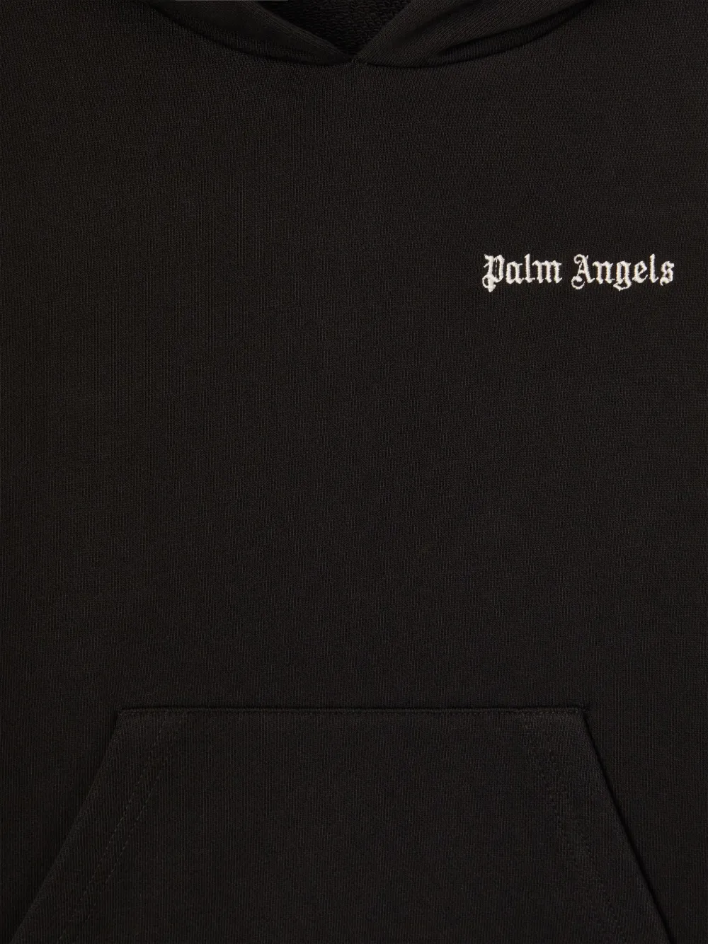 Palm Angels Kids Track Over hoodie Zwart