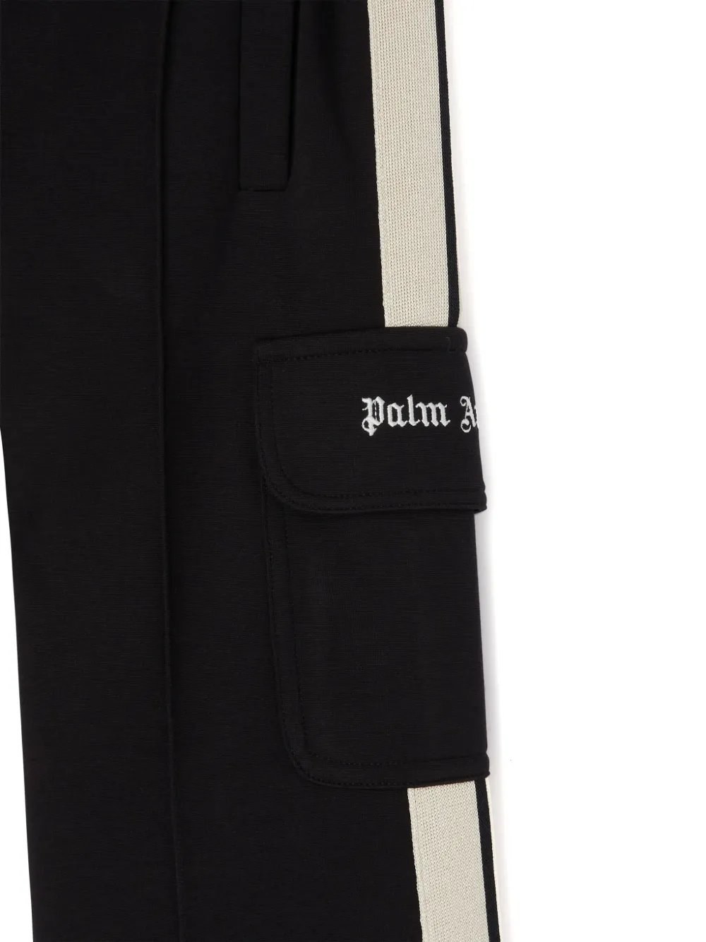Palm Angels Kids New Track cargo broek Zwart